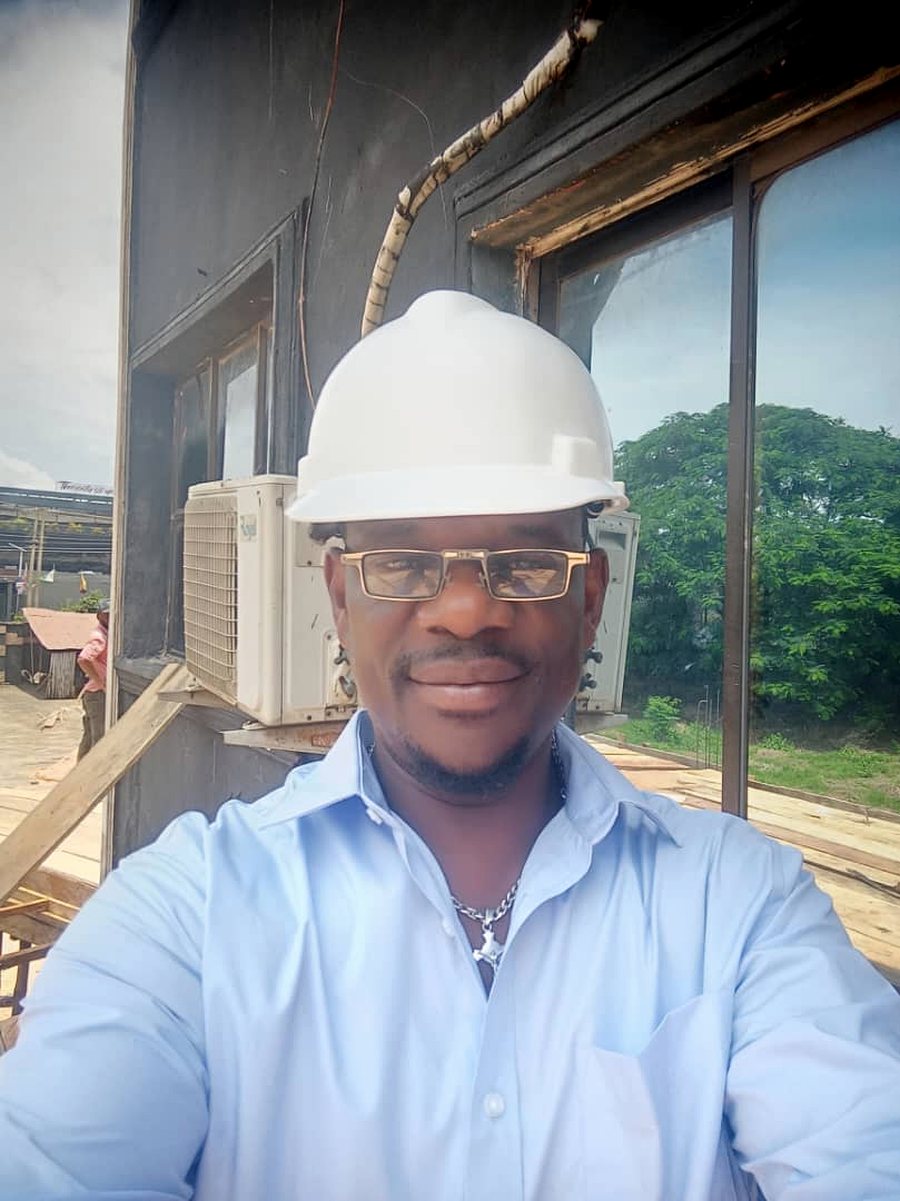 Engr. Tony K. Erhunse, founder of TONDIV GROUP, on site